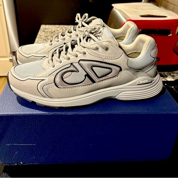 Men’s Dior B30 Gray and white men’s shoes - Picture 1 of 8